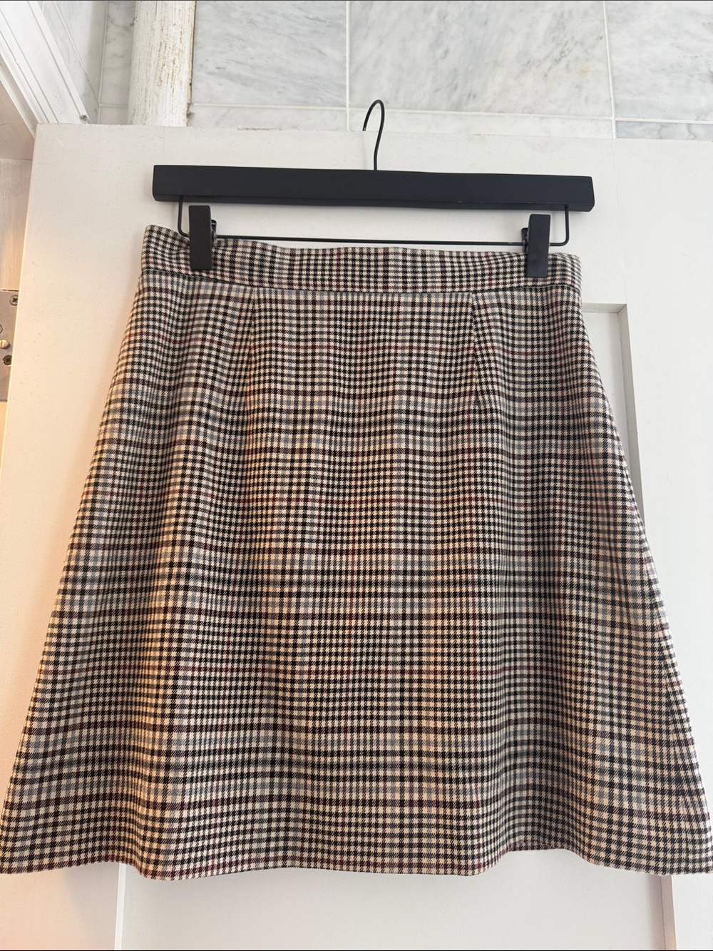 ANTONIO MELANI Plaid Pencil Skirt